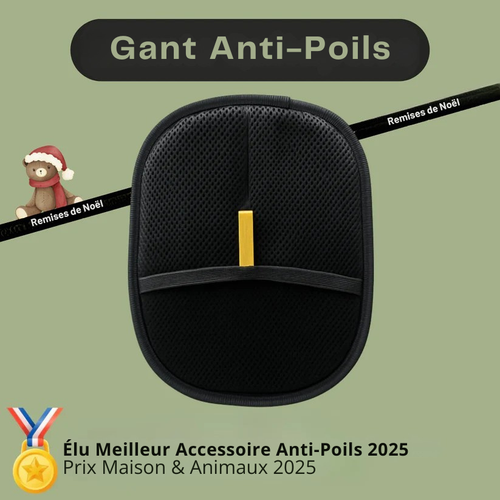 Gant Anti-Poils Réutilisable et Écologique